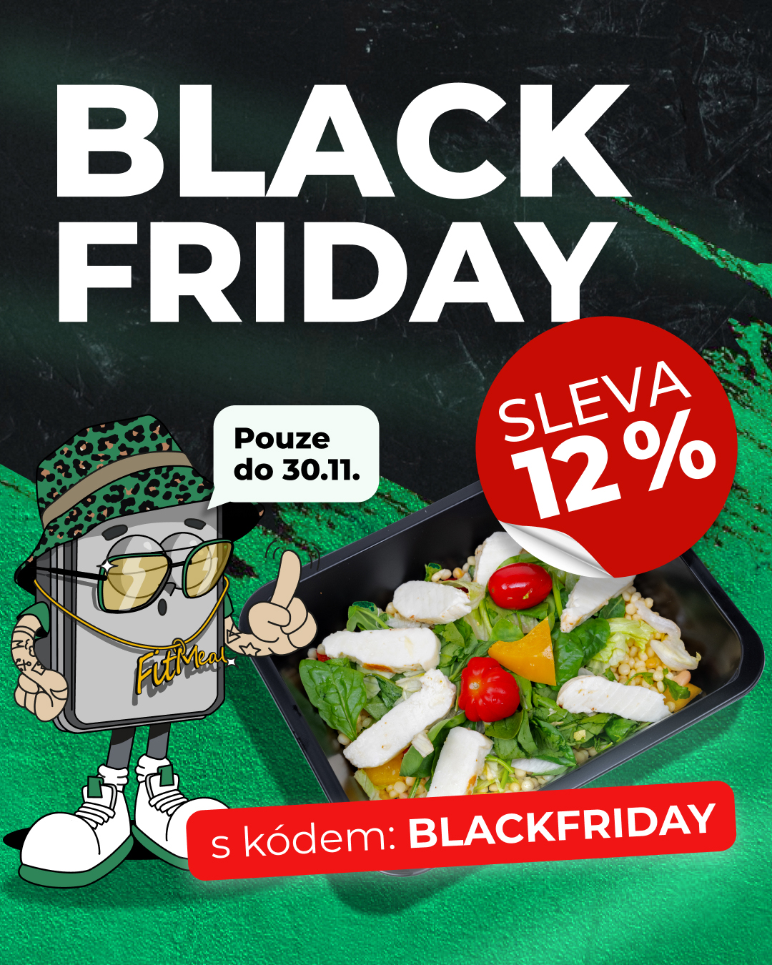 Fitmeal - Black Friday 2025 sleva 12% na programy